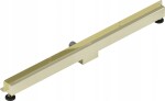MEXEN - Flat Wall žľab k stene 2v1 120 cm zlatý 1530120