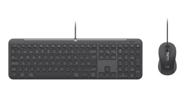 Logitech Signature Slim MK620 for Business grafitová / Klávesnica + myš / USB-C / DE layout (920-013343)