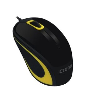 Crono CM643Y čierno-žltá / Optická myš / 1000DPI / USB (CM643Y)