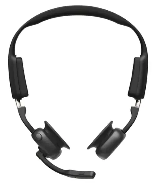 Shokz OpenMeet čierna / Bluetooth slúchadlá / pred uši s mikrofónom / BONE Conduction / BT5.4 / 15h