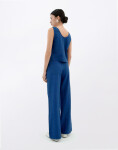 Thinking MU Cobalt Seersucker Manolity Pants BLUE 36