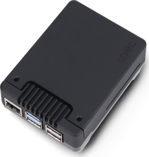 Argon40 Obudowa Argon NEO 5 M.2 NVMe PCIe do Raspberry Pi 5 - z ventilátorem i radiatorem - aluminiowa - Čierna}