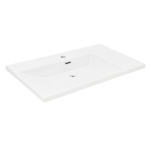 Nábytkové umývadlo SAT B-Way 81x46 cm otvor pre batériu uprostred SATBWA8046 SATBWA8046