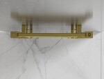 MEXEN - Plutón vykurovací rebrík/radiátor 1200 x 500 mm, 487 W, zlatá W106-1200-500-00-50