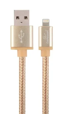 Gembird CCB-MUSB2B USB-A - Lightning 1.8m zlatá (CCB-MUSB2B-AMLM-6-G)