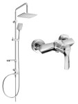 MEXEN/S - Sven sprchový stĺp vrátane sprchovej batérie Sabre, chróm 72140262-00