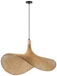 Immax BOHO SOMBRERO / Závesné svietidlo / D80 cm / E27 / prírodný ratan (08290L)