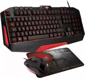 Spirit of gamer "Gaming Pack 3 in 1 Keyboard + Mouse + Pad Black"