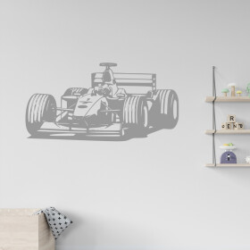 Veselá Stena Samolepka Formula Farba: šedá, Veľkosť: 80 x 50 cm