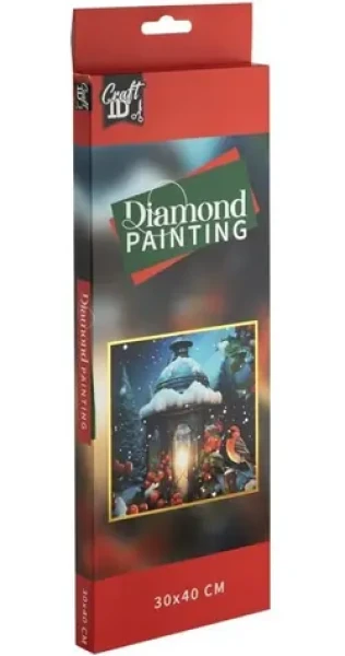 CRAFT ID Diamantové maľovanie Zimné zátišie 30x40cm