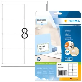 Herma Adresné etikety A4 biele / Etikety / 99,1x67,7 mm / 200 ks (5077)