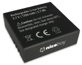 Niceboy Náhradné batérie pre Vega X PRO / 1350mAh (8594182424539)