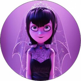 Jedlý papir Hotel Transylvania Mavis ako nevesta 19,5 cm - Pictu Hap - Pictu Hap