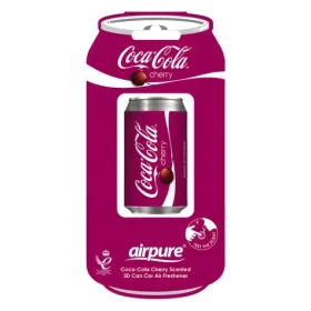 AIRPURE Vôňa do auta 3D Coca-Cola Cherry / Design plechovka / Vôňa čerešňa