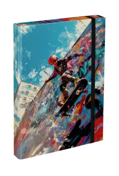 BAAGL Dosky na školské zošity A4 Skatepark / 23x32x3 cm (A-34809)