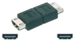 Digitus HDMI A čierna / Spojka / Samica/samica / HDMI (AK-330500-000-S)