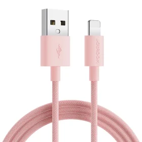 Joyroom S-2030M13 Nabíjací kábel USB-A (M) - Lightning (M) 2.4A 2m ružová (6941237170415)