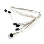 Supermicro pevný disk prepojovací kábel čierna, biela; CBL-SAST-0556