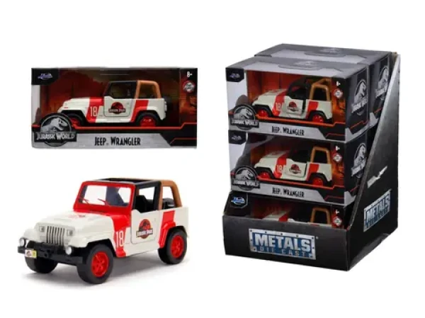 Jada Auto Jeep Wrangler Jurassic WORLD 1:32, DP6