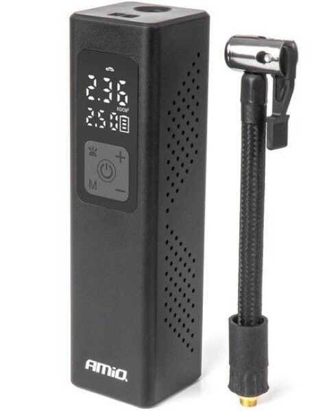 AMiO Kompresor samochodowy s displejom LED 12V 100W AMIO-04376