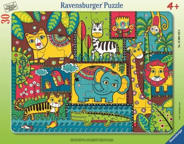 Ravensburger Puzzle: Zvieratká v džungli