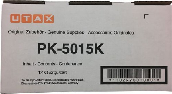 Utax PK-5015 Black Originál (PK-5015K)