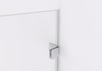 CERANO - Sprchová zástena Walk-in Orbis Ľ/P - 8 mm - chróm, transparentné sklo - 80x200 CER-682234