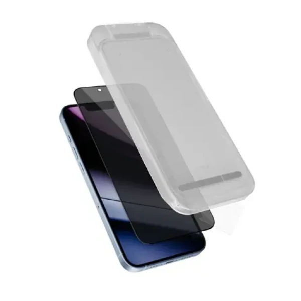 Epico Privacy Glass 3D DF ochranné sklo pre iPhone 13/13 Pro/14/16e / Ultra-široké krytie / s aplikátorom (93612151300008)