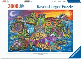 Ravensburger Puzzle Cesta okolo sveta