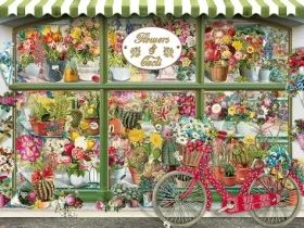 COBBLE HILL Puzzle Obchod s kvetinami a kaktusmi XL