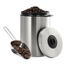 Xavax nerezová nádoba na 1 kg kávových zŕn s dávkovacou lopatkou (111250-X)