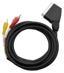 Amiko / Prepojovací kábel / 3× RCA - SCART / 2 m (5412810280360)
