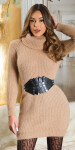 Sexy Koucla Musthave Turtleneck Knitdress black Einheitsgroesse