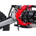 Mamido Detská benzínová motorka RamiGO ULTRA 66 125CC červená