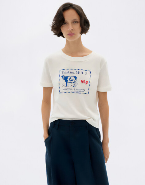 Thinking MU Mantega Zowi R Tee WHITE L