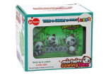 Mamido Pokladnička na mince panda zelená