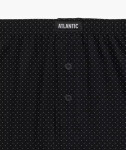 Boxerky Atlantic 2MBX-058 A'2 S-2XL černo-černá L