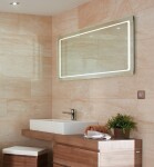 HOPA - Zrkadlo s LED osvetlením ODRA - Rozmer A - 60 cm, Rozmer B - 3 cm, Rozmer C - 80 cm ZRODRA8060