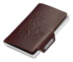 Kožená mini peňaženka Mondraghi Silhouette Edelweiss Brown