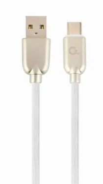 Gembird CC-USB2R-AMCM-2M-W USB-C kábel biela / 1x USB-C (M) / 1x USB-A (M) / 2m (CC-USB2R-AMCM-2M-W)