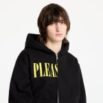Mikina PLEASURES Split Zip Hoodie Black S