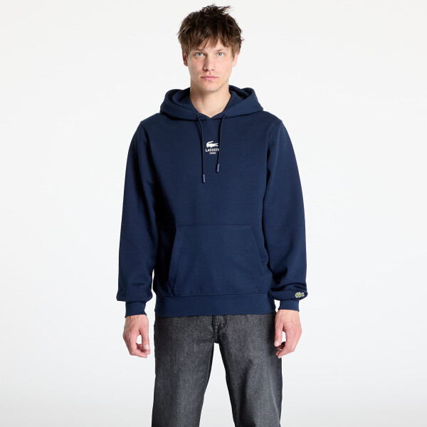 Mikina LACOSTE Non Brushed Fleece Navy Blue XL