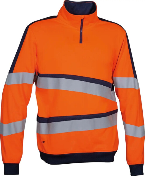 Reflexná pracovná mikina Cofra LIXUS Farba: Reflexná oranžová, Veľkosť: 3XL (V659-0-02_Z_7)
