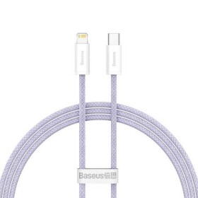 Baseus CALD040205 Kábel USB-C (M) - Lightning (M) 1 m fialová / 20W (CALD040205)