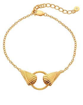 Hot Diamonds Pozlátený náramok s pravým diamantom Golden Edit Hope DL705