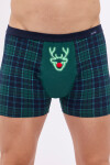 VIANOČNÉ BOXERKY 007 J/Z 24 zelená XXL