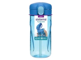 Sistema Hydrate Quick Flip Top Fľaša so slamkou 520 ml modrá (8592001419667)