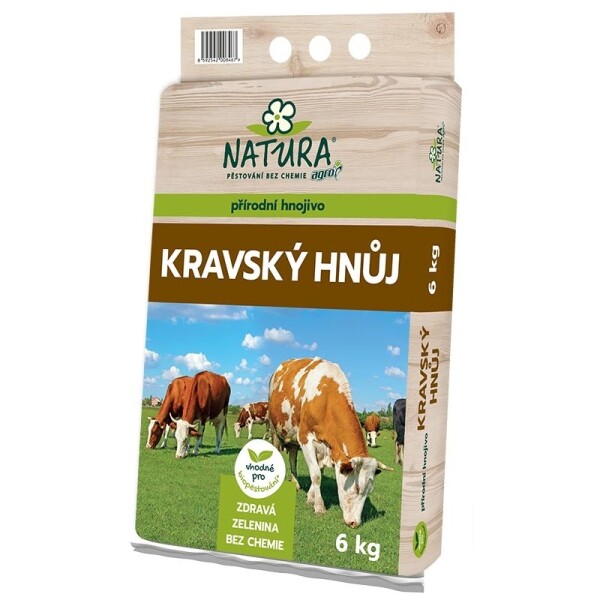 AGRO NATURA Kravský hnoj 6 kg