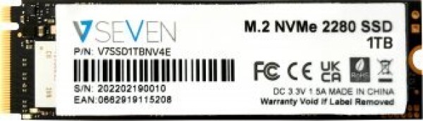 V7 V7 1TB M.2 2280 PCI-E x4 Gen4 NVMe (V7SSD1TBNV4E)