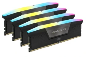 Corsair Vengeance RGB 64GB (4X 16GB) DDR5 6600MHz / CL32 / DIMM / XMP / RGB / 1.4V (CMH64GX5M4B6600C32)